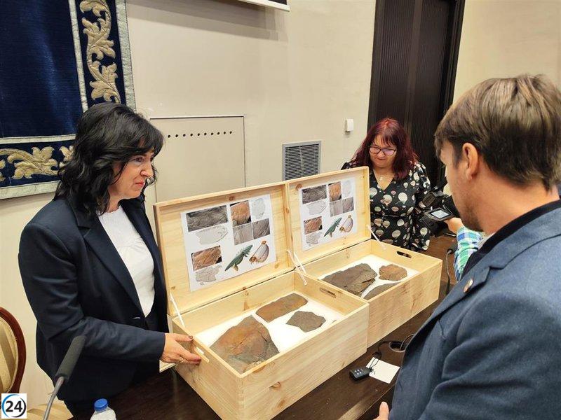 Exposición de trilobites