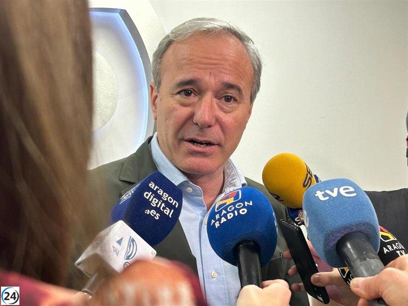 El alcalde Azcón, del PP, acusa a los socios gubernamentales de España de socavar la democracia al cuestionar la independencia judicial.