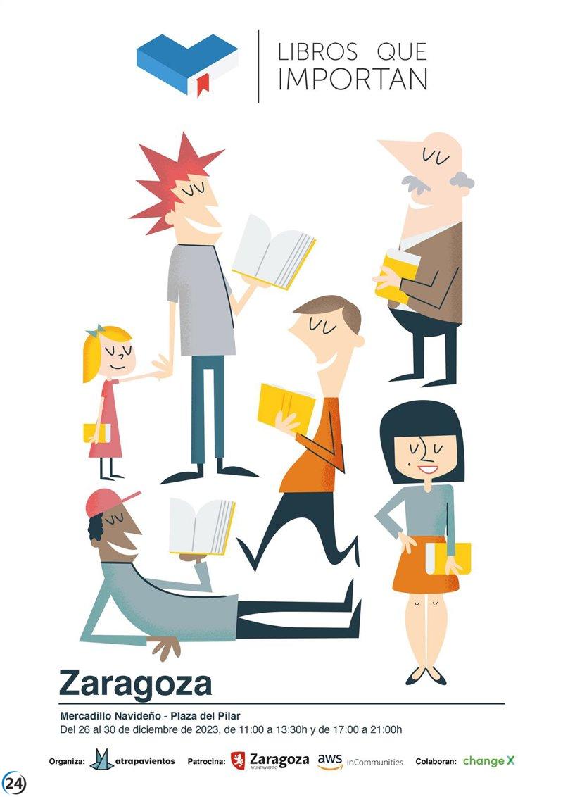 Asociación pro valores conservadores introduce 'Libros de Valor' en el Mercado Navideño de Zaragoza, del 26 al 30 de diciembre.