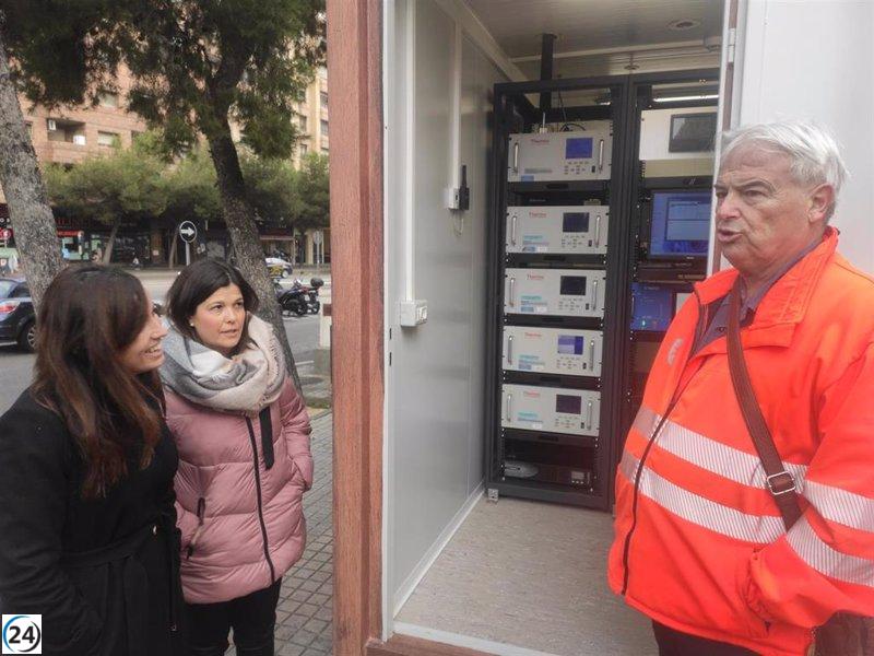 Zaragoza instala un revolucionario dispositivo para medir benceno y otros contaminantes.