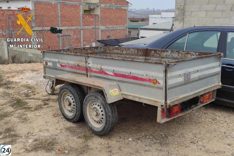 La Guardia Civil arresta a esposos implicados en delitos de robo en Caspe (Zaragoza) y Tarragona